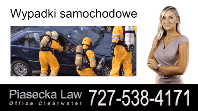 Wypadki samochodowe, Polski Adwokat Odszkodowania Florida, Prawnik, Wypadki, Floryda, Piasecka Law, Agnieszka Piasecka, Aga Piasecka