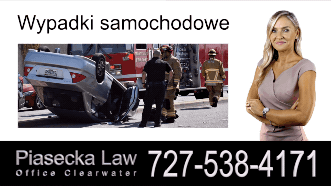 Wypadki samochodowe, Polski Adwokat Odszkodowania Florida, Prawnik, Wypadki, Floryda, Piasecka Law, Agnieszka Piasecka, Aga Piasecka